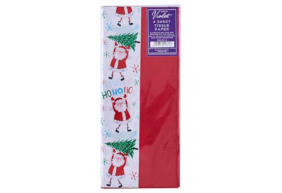 4 Sheet Tissue Kids Santa (XBV-PT-6)