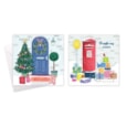 Christmas Cards Postbox/door 10pk (XCA0207)