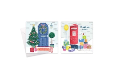 Christmas Cards Postbox/door 10pk (XCA0207)