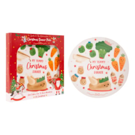 Rsw Santa & The Nutcracker Kids Dinner Plate (XM6621)