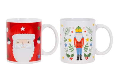 Rsw Santa & The Nutcracker Mug Asst (XM6629)