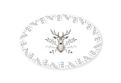 Rsw Christmas Stag 16" Serving Plate (XM6907)