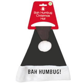 Giftmaker Christmas Bah Humbug Felt Hat (XSHBAH/1)