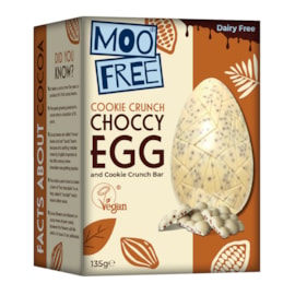 Moo Free Cookie Crunch Egg & Bar 135g (Y1048)