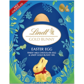 Lindt Lindor Lindt Gold Bunny Shell Egg 115g (Y839)