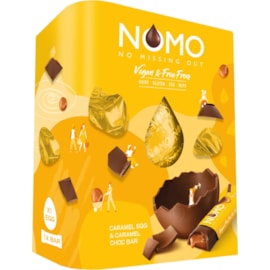 Kinnerton Nomo Caramel Egg & Caramel Bar 148g (Y929)