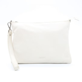 Lapella Yasmin Leather Crossbody/clutch Bag Pearl (120-13PEARL)