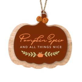 Heaven Sends Wooden Pumpkin Spice Hanger (YTC540BW)