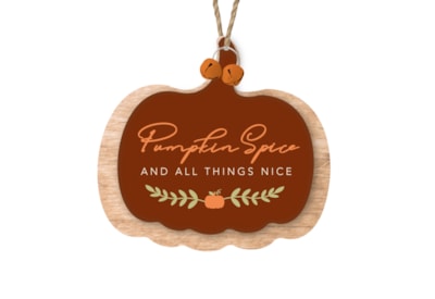 Heaven Sends Wooden Pumpkin Spice Hanger (YTC540BW)