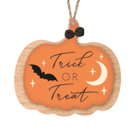 Heaven Sends Wooden Pumpkin Trick Or Treat (YTC541AW)