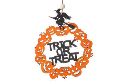 Heaven Sends Trick Or Treat Orange Hanger (ZFF215)