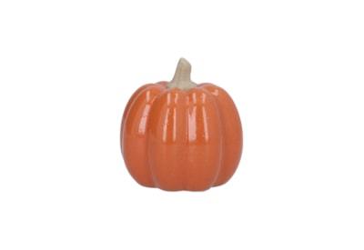 Gisela Graham Orange Earthenware Squash Ornament 9.5cm (30398)