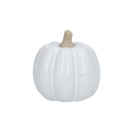 Gisela Graham White Earthenware Squash Ornament 9.5cm (30400)