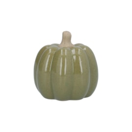 Gisela Graham Green Earthenware Squash Ornament 9.5cm (30401)