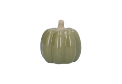 Gisela Graham Green Earthenware Squash Ornament 9.5cm (30401)